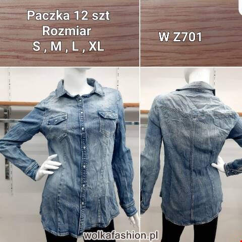 Koszula damskie WZ701 1 Kolor S-XL