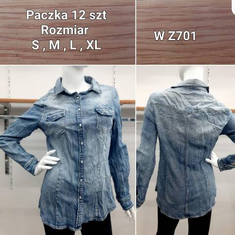 Koszula damskie WZ701 1 Kolor S-XL 1