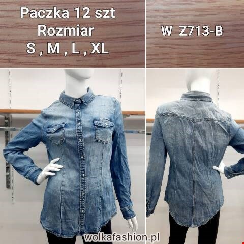 Koszula damskie WZ713-B 1 Kolor S-XL