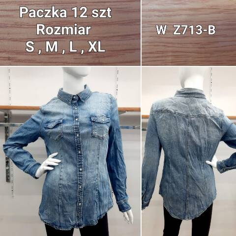 Koszula damskie WZ713-B 1 Kolor S-XL 1