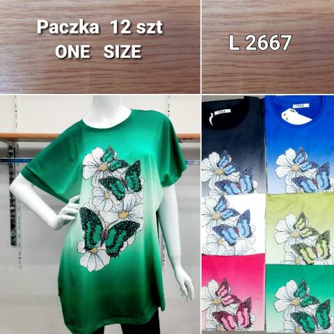 Bluzka damskie L2267 Mix Kolor Standard 1