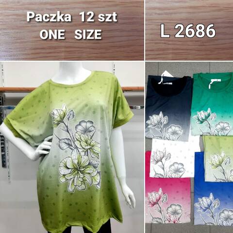 Bluzka damskie L2686 Mix Kolor Standard