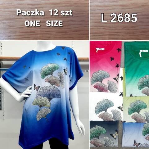 Bluzka damskie L2685 Mix Kolor Standard