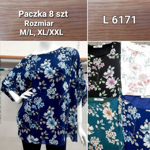 Bluzka damskie L6171 Mix Kolor M/L-XL/2XL