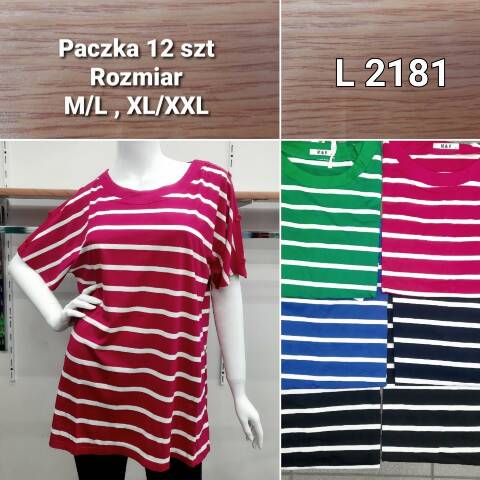 Bluzka damskie L2181 Mix Kolor M/L-XL/2XL 1
