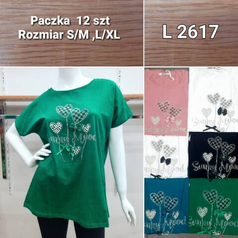 Bluzka damskie L2617 Mix Kolor S/M-L/XL