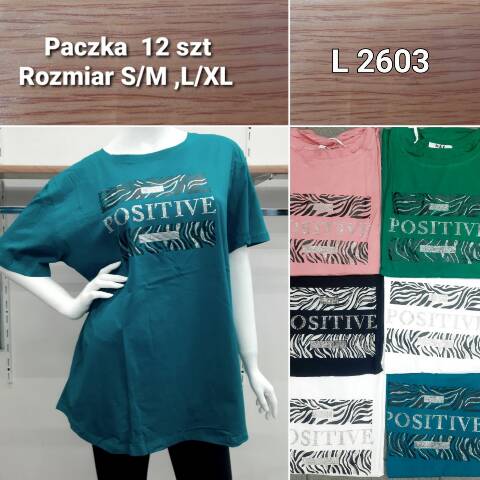 Bluzka damskie L2603 Mix Kolor S/M-L/XL