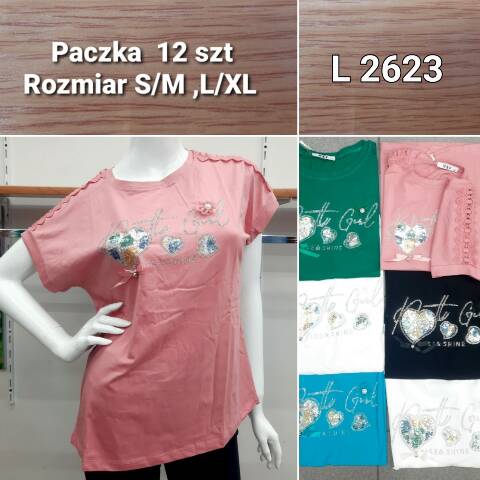 Bluzka damskie L2623 Mix Kolor S/M-L/XL