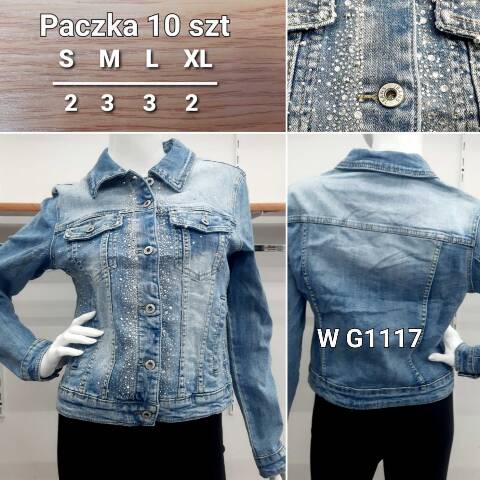 Kurtka jeansowa damskie WG1117 1 Kolor S-XL 1