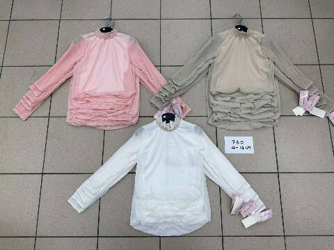 Bluzka dziewczęca 760 1 Kolor 4-14