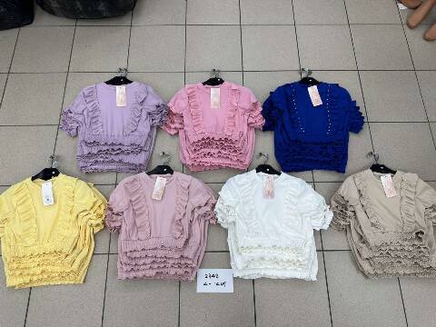 Bluzka dziewczęca 2349 1 Kolor 4-14 1