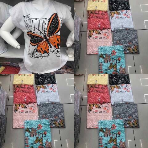 Bluzka damskie 3645 Mix kolor 2XL-4XL 1