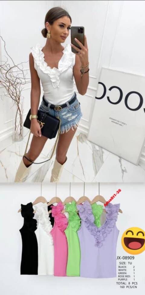 Bluzka damska Tureckie JX-08909 Mix Kolor S/M-L/XL 1