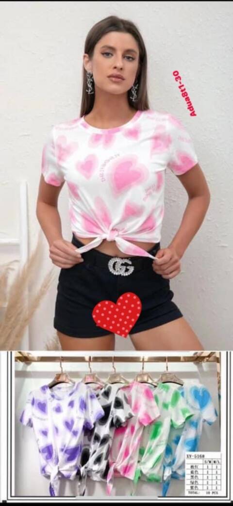 Bluzka damska Tureckie XY-516 Mix Kolor S/M-L/XL 1