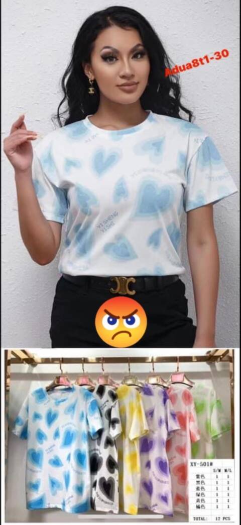 Bluzka damska Tureckie XY-501 Mix Kolor S/M-L/XL 1