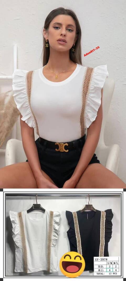 Bluzka damska Tureckie XY-397 Mix Kolor S/M-L/XL 1