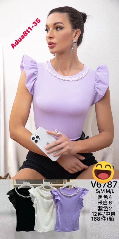 Bluzka damska Tureckie V6787 Mix Kolor S/M-L/XL 1