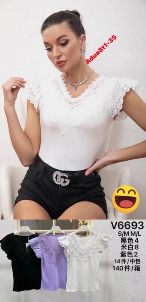 Bluzka damska Tureckie V6693 Mix Kolor S/M-L/XL 1