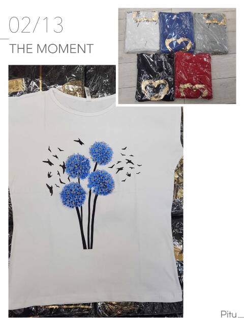 Bluzka damskie 3676 Mix kolor 2XL-4XL