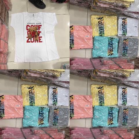 Bluzka damskie 3719 Mix kolor 2XL-4XL