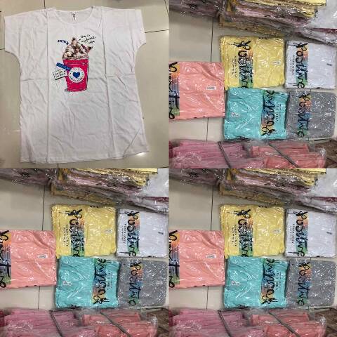 Bluzka damskie 3721 Mix kolor 2XL-4XL