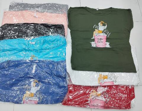 Bluzka damska Tureckie 3728 Mix Kolor 2XL-4XL