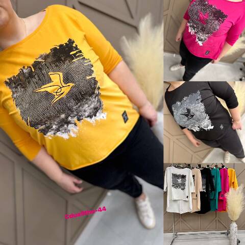 Bluzka damska Tureckie 3749 Mix Kolor S-XL