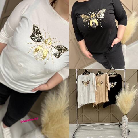 Bluzka damska Tureckie 3750 Mix Kolor S-XL