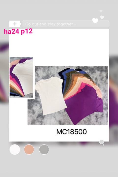 Bluzka damska Tureckie MC18500 Mix Kolor Standard