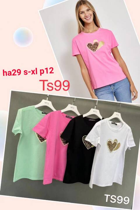 Bluzka damska Tureckie TS99 Mix Kolor S-XL