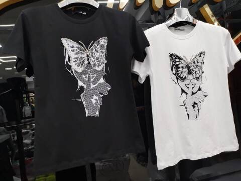 Bluzka damskie 4550 1 Kolor S-L (towar tureckie)