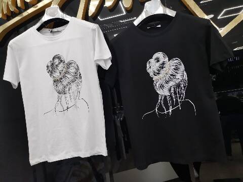 Bluzka damskie 4554 1 Kolor S-L (towar tureckie)