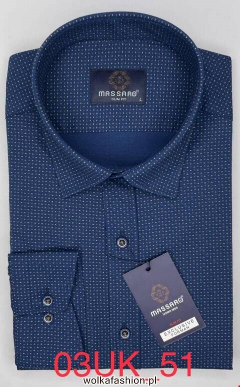 Koszule męskie na długi rękaw 03UK_51 1 kolor M-2XL (towar tureckie)