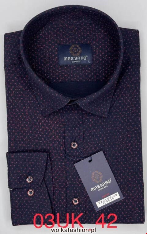 Koszule męskie na długi rękaw 03UK_42 1 kolor M-2XL (towar tureckie)