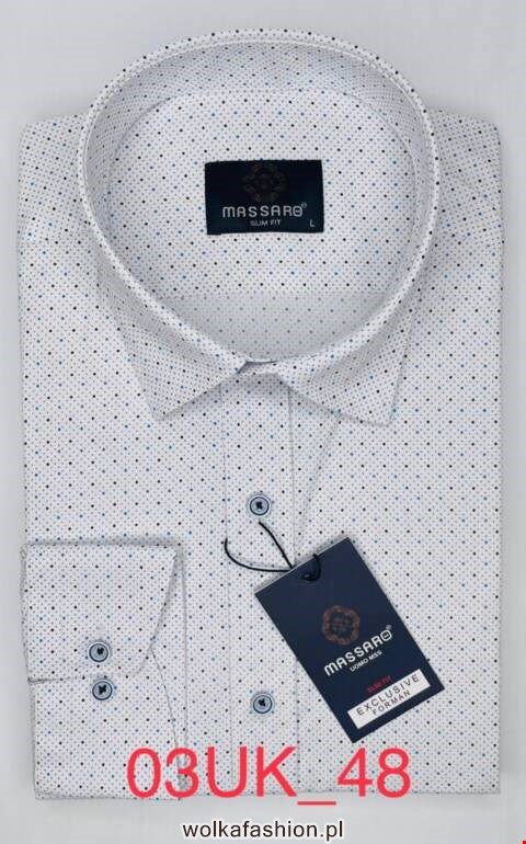 Koszule męskie na długi rękaw 03UK_48 1 kolor M-2XL (towar tureckie)
