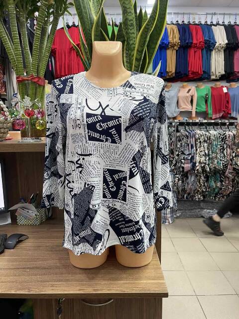 Bluzka damskie 4724 1 Kolor L-4XL 1