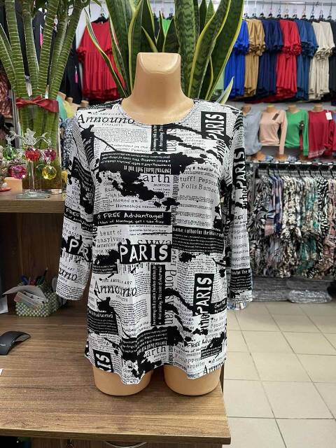 Bluzka damskie 4725 1 Kolor L-4XL