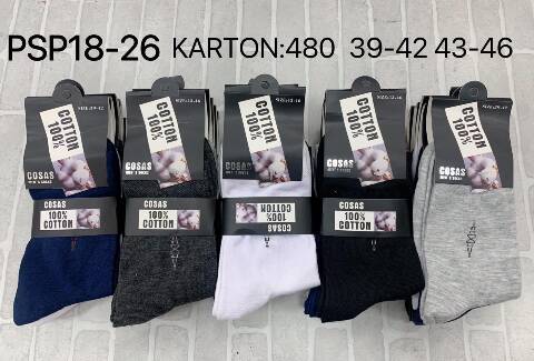 Skarpety męskie PSP18-26 Mix Kolor 39-46 1