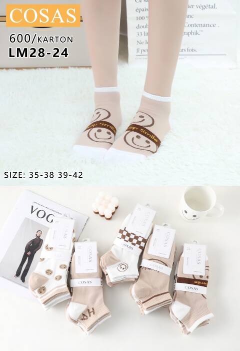 Skarpety damskie LM28-24 Mix Kolor 35-42