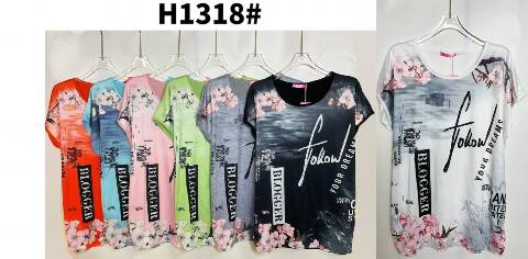 Bluzka damskie H1318 Mix Kolor M-3XL
