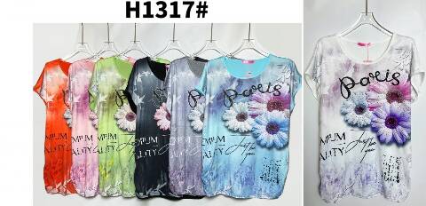 Bluzka damskie H1317 Mix Kolor M-3XL