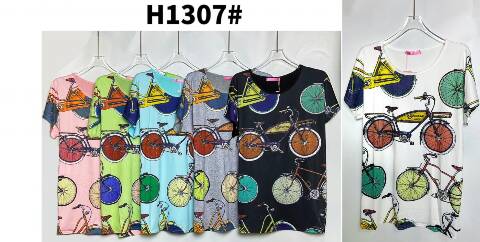 Bluzka damskie H1307 Mix Kolor M-3XL
