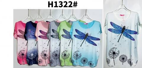 Bluzka damskie H1322 Mix Kolor M-3XL