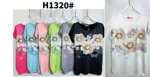 Bluzka damskie H1320 Mix Kolor M-3XL 1