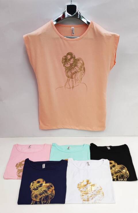 Bluzka damskie 5490 Mix kolor 2XL-4XL 1