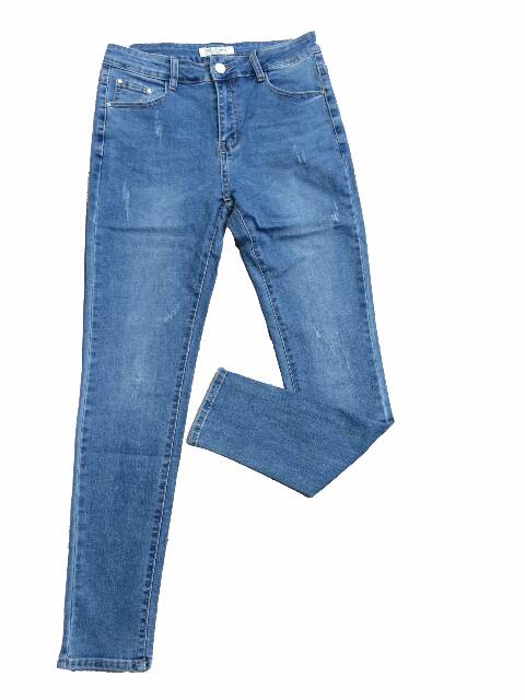 Jeansy damskie S6659 1 kolor 38-40 1