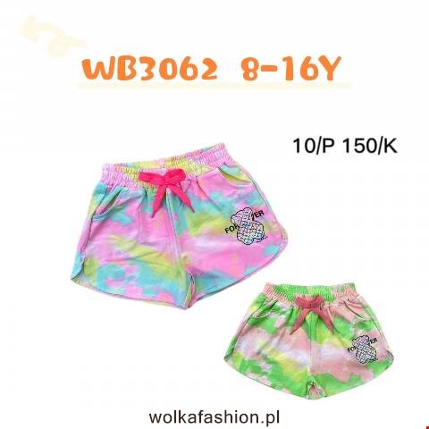 Szorty dziewczęcy WB-3062 Mix kolor 8-16 1