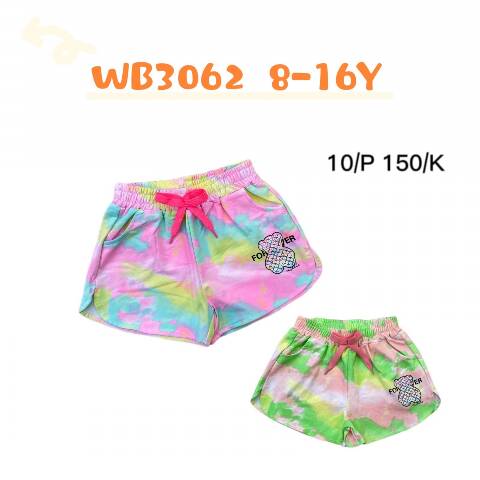 Szorty dziewczęcy WB-3062 Mix kolor 8-16