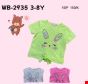 Bluzka dziewczęcy WB-2935 Mix kolor 3-8 1