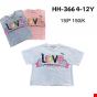 Bluzka dziewczęcy HH-366 Mix kolor 1-5 1